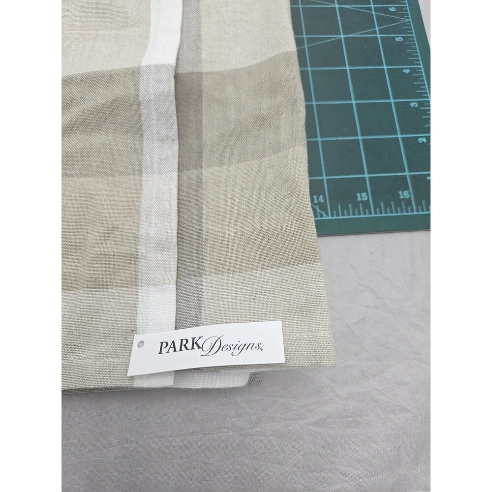 Park Designs Bentley Plaid Valance Curtain 72 in x 14 in - One Valance